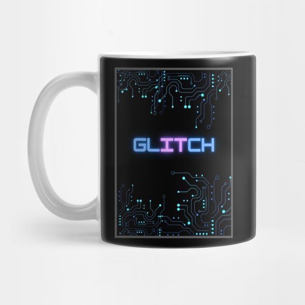 Glitch It - Cyberpunk Design (Plate) by ApexDesignsUnlimited